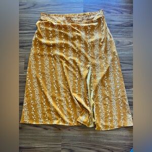 BCBG Paris Orange Floral Skirt